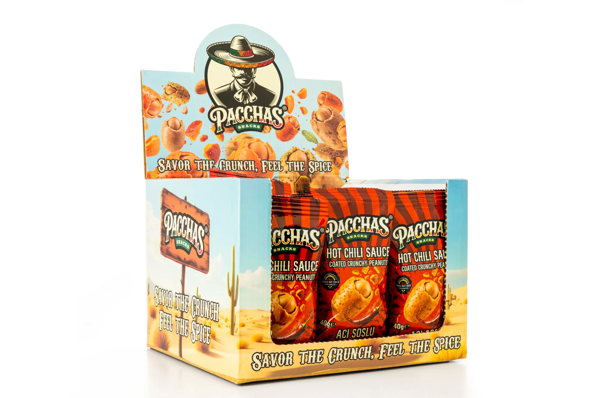 Acı Biber Soslu Çıtır Kaplamalı Yer Fıstığı