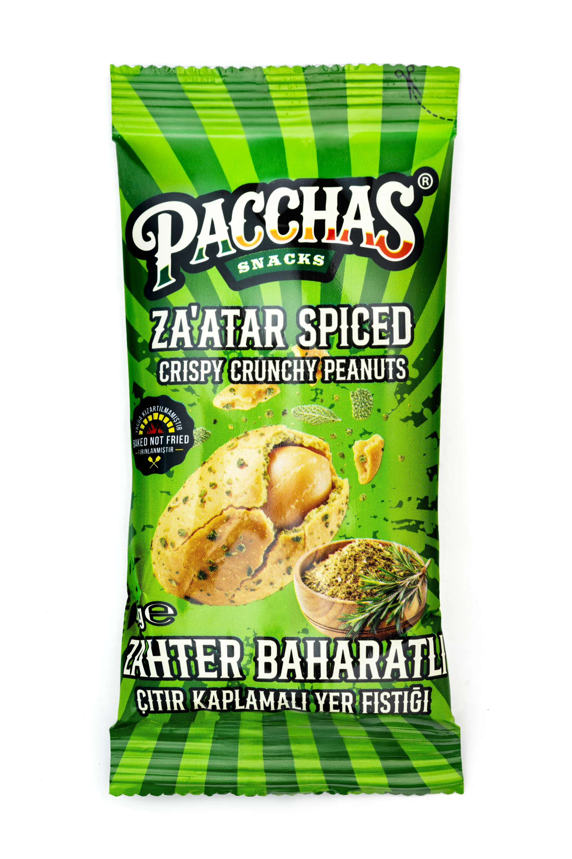 Zahter Baharatlı Çıtır Kaplamalı Yer Fıstığı