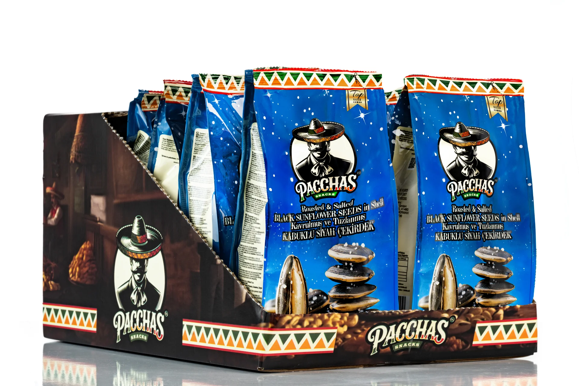 Kavrulmuş ve Tuzlanmış Kabuklu Siyah Çekirdek