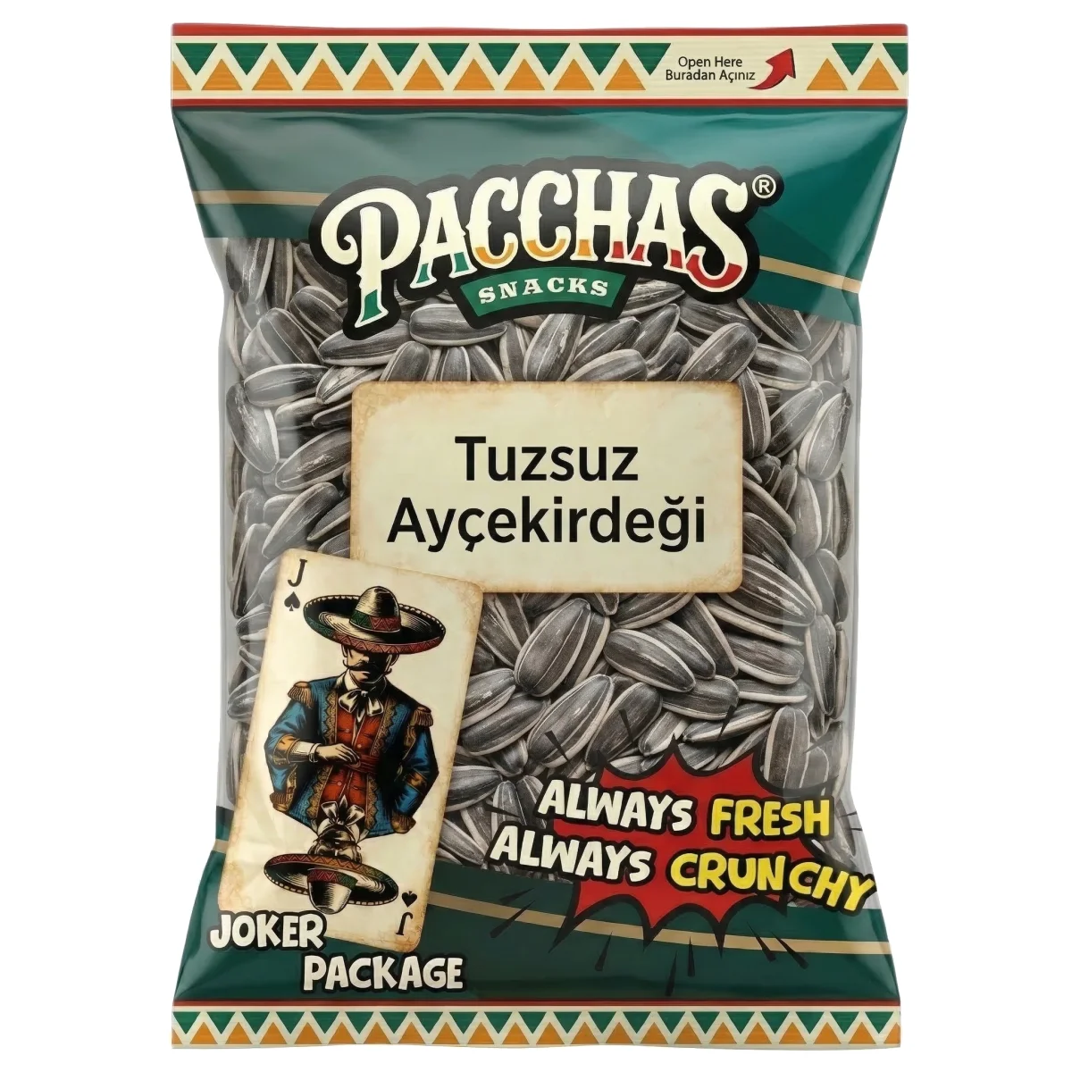 Klasik Kavrulmuş Tuzsuz Ayçekirdeği