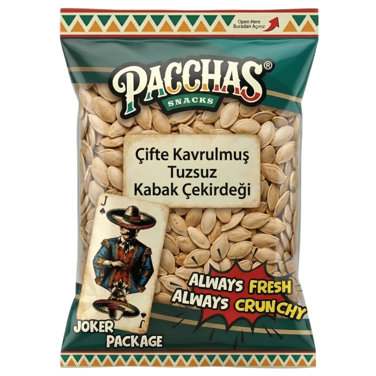 Klasik Çifte Kavrulmuş Tuzsuz Kabak Çekirdeği