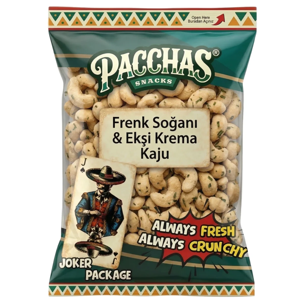 Frenk Soğanı & Ekşi Krema Soslu Çıtır Kaplamalı Kaju