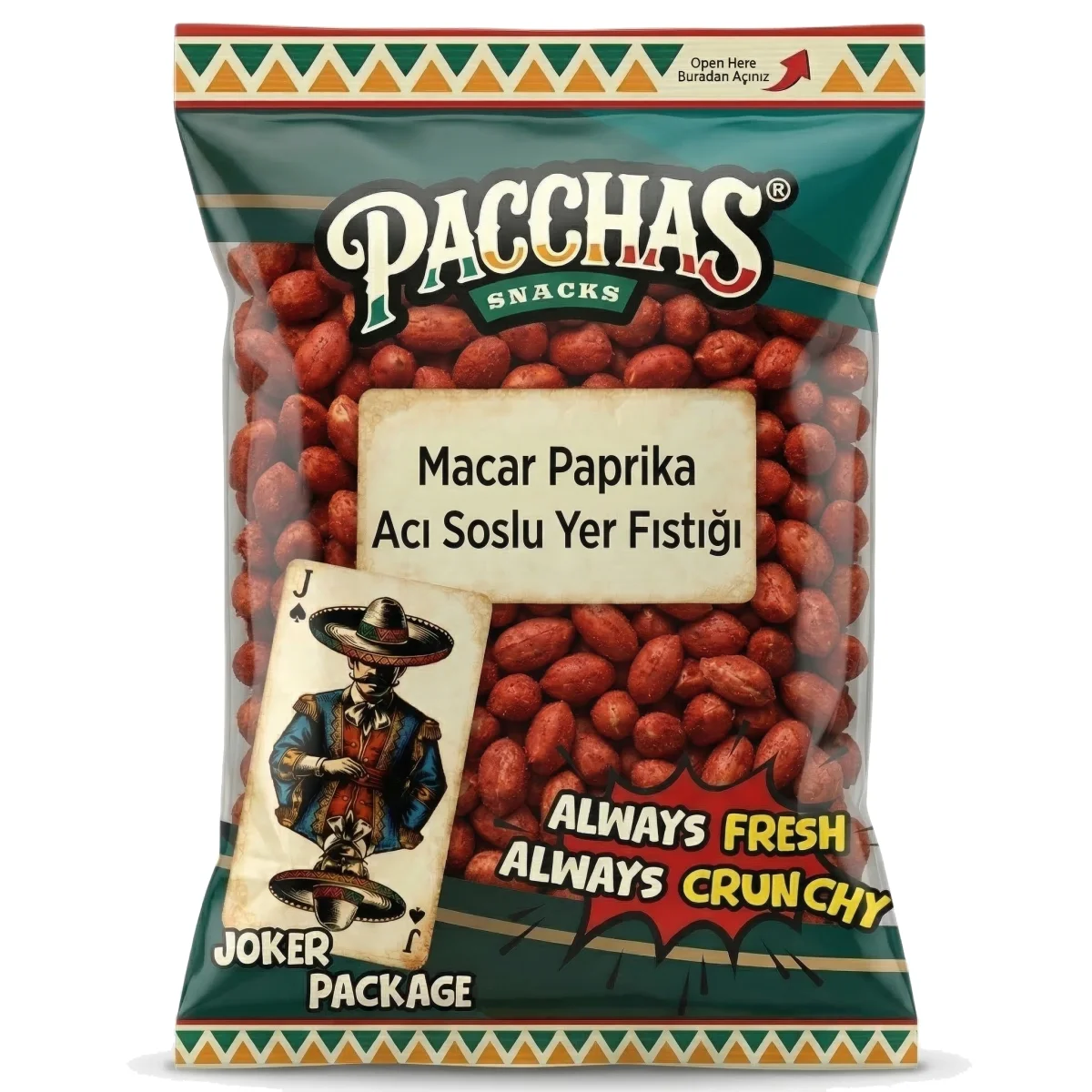 Macar Paprika Acı Soslu Yer Fıstığı