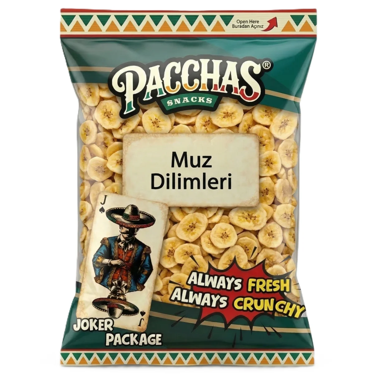 Kurutulmuş Muz Dilimleri