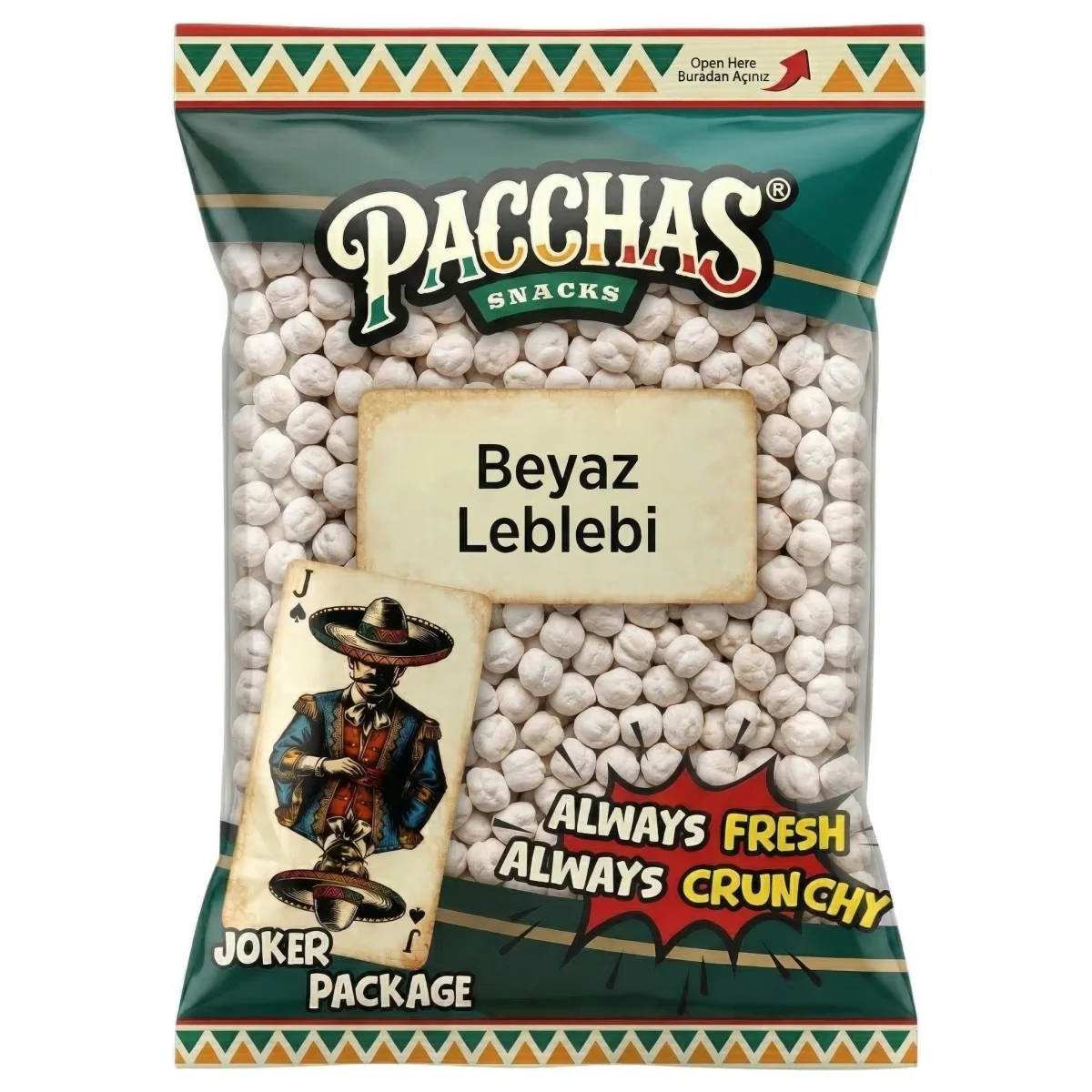 Klasik Kavrulmuş Beyaz Leblebi