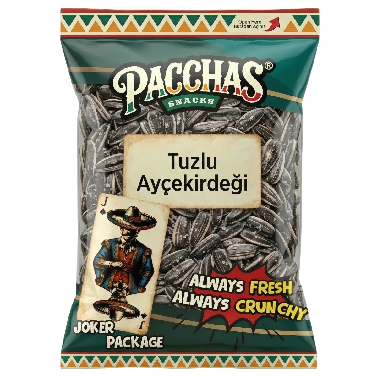 Klasik Kavrulmuş Tuzlu Ayçekirdeği